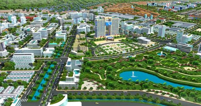 Khu công nghệ cao Hòa Lạc, Thạch Thất, Hà Nội. Ảnh: VNPT